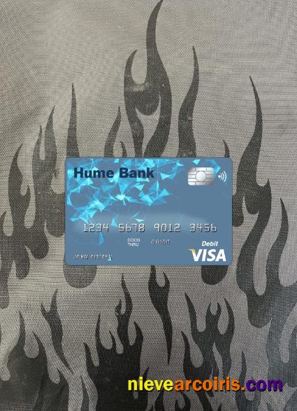 Australia Hume bank visa card photolook